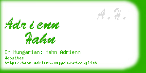 adrienn hahn business card